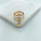 18K Gold Layered Oro Laminado Ring 81.0064