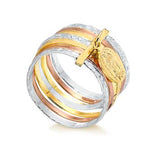 18K Gold Layered Oro Laminado Ring 81.0064