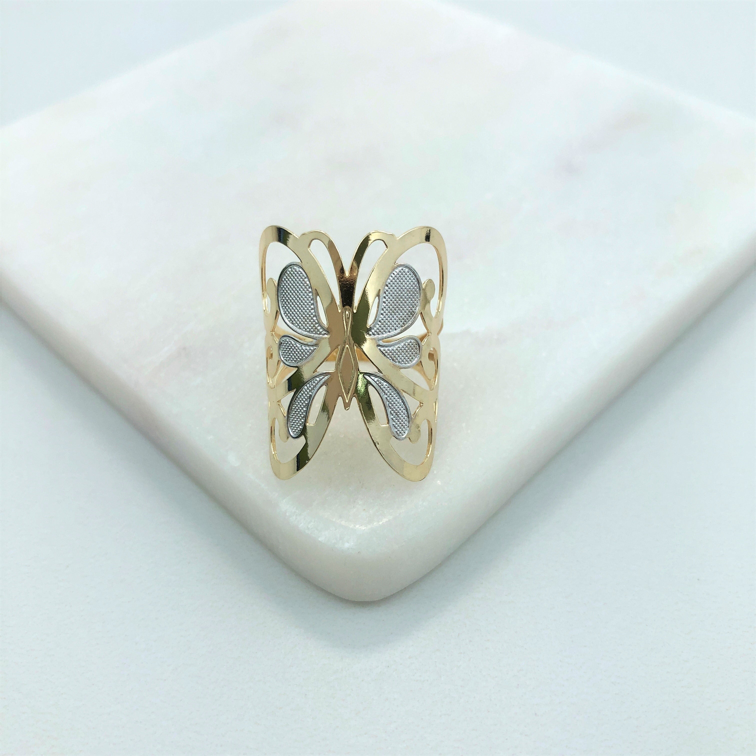 18K Gold Layered Oro Laminado Ring 81.0076