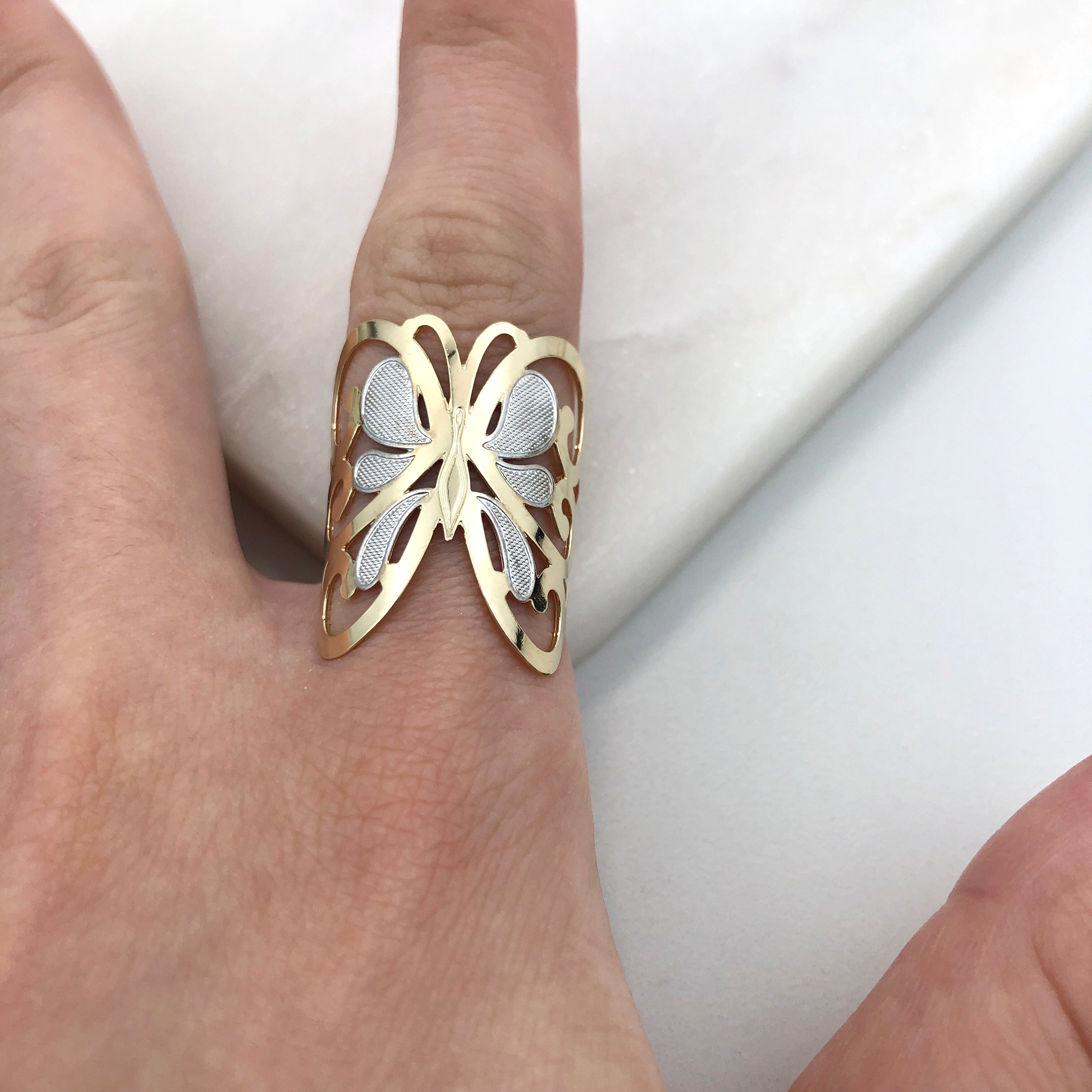 18K Gold Layered Oro Laminado Ring 81.0076