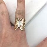 18K Gold Layered Oro Laminado Ring