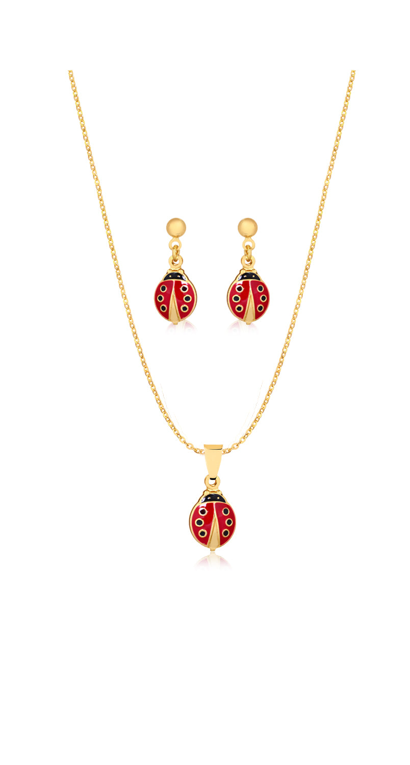 18K Gold Layered Oro Laminado Kids Set 91.0005/3