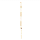 18K Gold Layered Oro Laminado Rosary