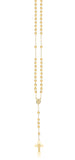 18K Gold Layered Oro Laminado Rosary