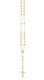 18K Gold Layered Oro Laminado Rosary