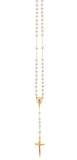 18K Gold Layered Oro Laminado Rosary
