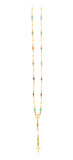 18K Gold Layered Oro Laminado Rosary 71.0192/17-18,20