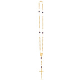 18K Gold Layered Oro Laminado Rosary