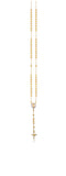18K Gold Layered Oro Laminado Rosary 71.0255/1-20