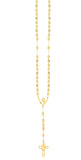 18K Gold Layered Oro Laminado Rosary 71.0628/24