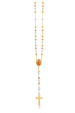 18K Gold Layered Oro Laminado Rosary