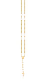 18K Gold Layered Oro Laminado Rosary