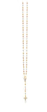 18K Gold Layered Oro Laminado Rosary
