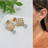 18K Gold-Layered Earrings