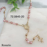 Unioro Gold Plated Rosaies 72.0865-18