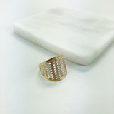 18K Gold Layered Ring 81.0086.6/7/8/9/10