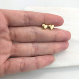 18K Gold Filled Oro Laminado Kids Heart Shape Earrings Wholesale 21.0121