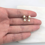 18K Gold Layered Earrings 21.0199/1