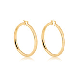 18K Gold Layered 59 mm Hoops 21.0267