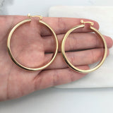 18K Gold Layered  44mm Hoops 21.0268