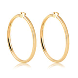 18K Gold Layered 59 mm Hoops 21.0269