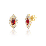 18K Gold Layered Earrings 21.0444/3