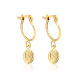 18K Gold Filled Oro Laminado Earring