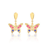 18K Gold Layered Kids Earrings 21.0471/17