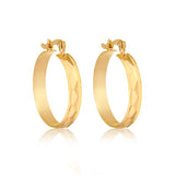 18K Gold Layered Hoops 21.0487