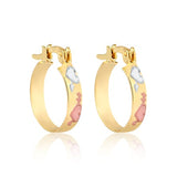 18K Gold Layered Hoops 21.0513