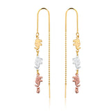 18K Gold Layered Earrings 21.0537