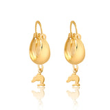 18K Gold Layered Kids Earrings 21.0549