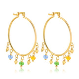 18K Gold Layered Hoops 21.0598/17