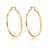 18K Gold Layered 57 mm Hoops 21.0900