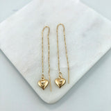 18K Gold Layered Earrings Long Threader Earrings 21.1096