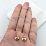 18K Gold Layered Earrings Long Threader Earrings 21.1096