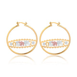 18K Gold Layered Hoops 21.1101