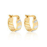 18K Gold Layered Kids Earrings 21.1117