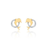 18K Gold Layered Kids Earrings 21.1121