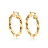 18K Gold Layered Hoops 21.1122