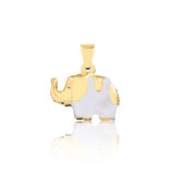 18K Gold Layered Enamel Elephant Shape Pendant 31.0032/1/2/3