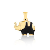 18K Gold Layered Enamel Elephant Shape Pendant 31.0032/1/2/3