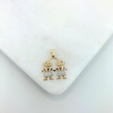 18K Gold Layered Charm 31.0307