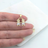 18K Gold Layered Charm 31.0307