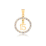 18K Gold Layered Charm 31.0311/1