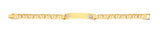 18K Gold Layered Men Bracelet 71.0093-8.5