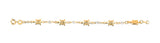 18K Gold Layered Kids Bracelet 71.0327/1-6