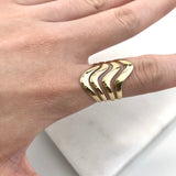 18K Gold Layered Ring 81.0003.6/7/8/9/10