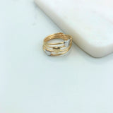 18K Gold Layered Ring 81.0006.6/7/8/9/10