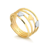 18K Gold Layered Ring 81.0006.6/7/8/9/10